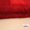 Tapis contemporain Pebbles rouge par Angelo