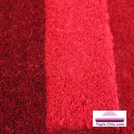 Tapis contemporain Pebbles rouge par Angelo Tapis contemporain Pebbles rouge par Angelo