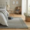 Tapis de salon tendance Rue motif tresses Gris