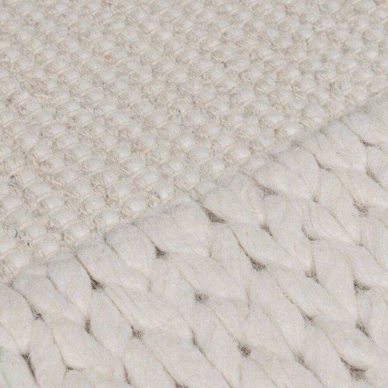 Tapis de salon tendance tressé Naturel