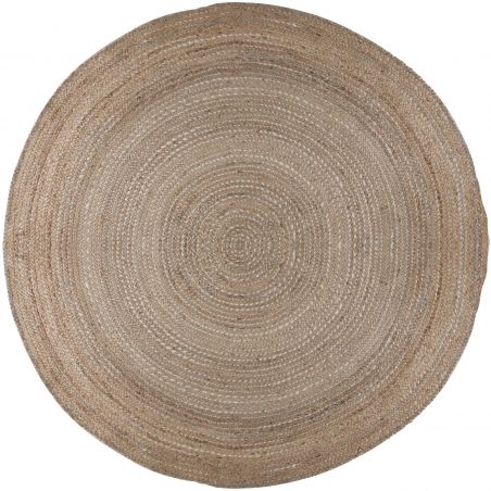 Tapis CAPRI jute circle natural