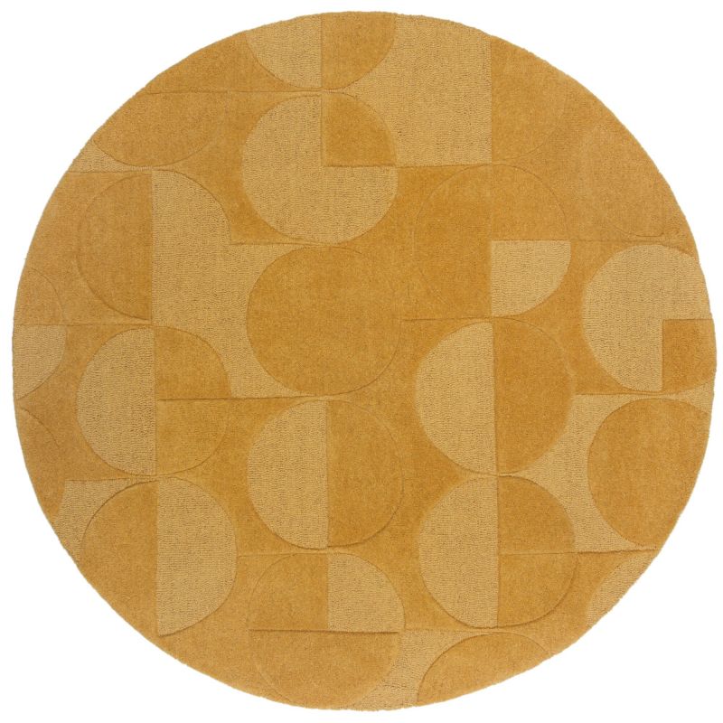 Tapis Design Géométrique Moderno ocre Gigi