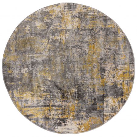 Tapis Rond Wonderlust Gris Ocre