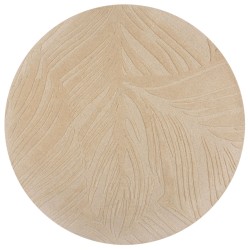 Tapis de salon à reliefs en laine Lino naturel