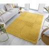 Tapis design 3D zen garden Ocre Ambiance