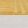 Tapis design 3D zen garden Ocre finition