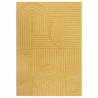 Tapis design 3D zen garden Ocre
