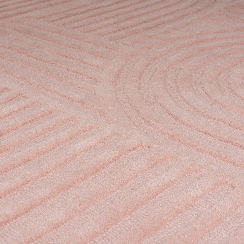 Tapis design 3D zen garden Blush Rose Zoom