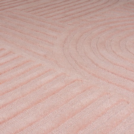 Tapis design 3D zen garden Blush Rose Zoom