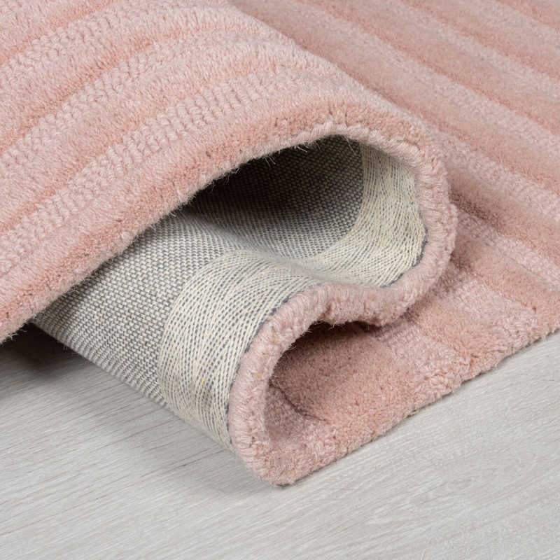 Tapis design 3D zen garden Blush Rose Pli