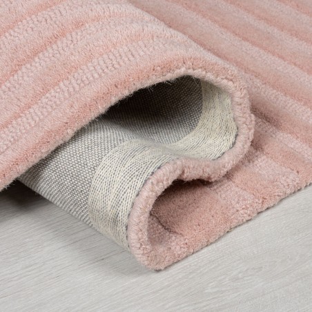 Tapis design 3D zen garden Blush Rose Pli