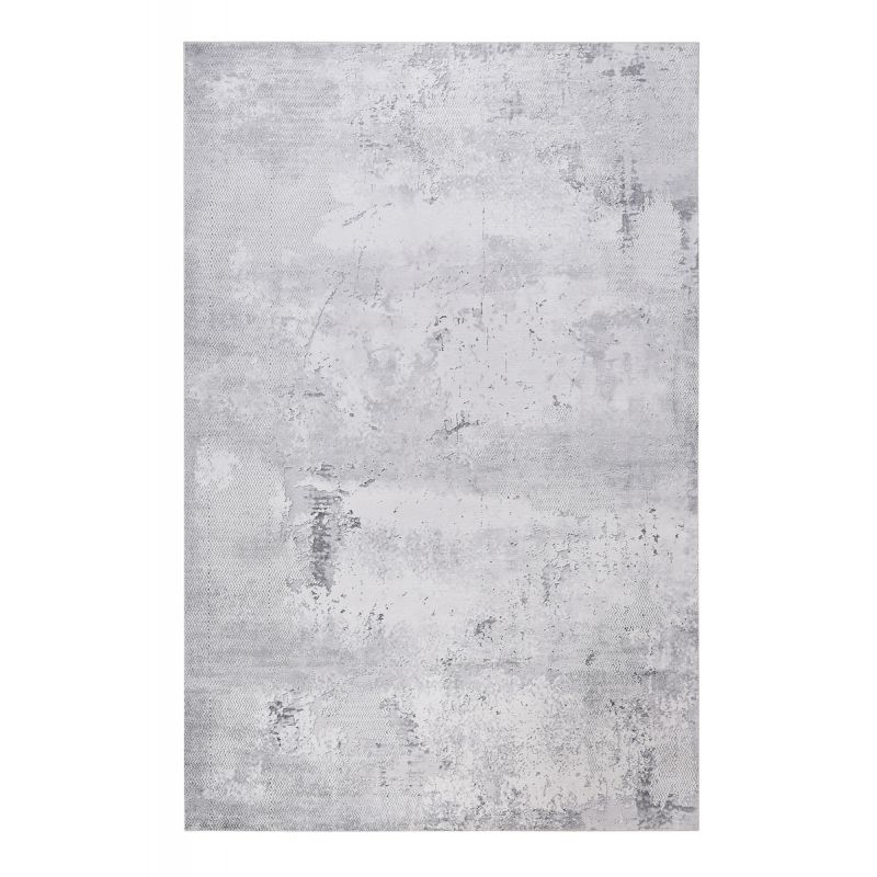 Tapis de salon contemporain Radiate gris