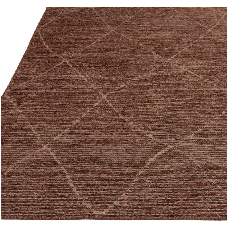 Tapis Mioma terracotta finition