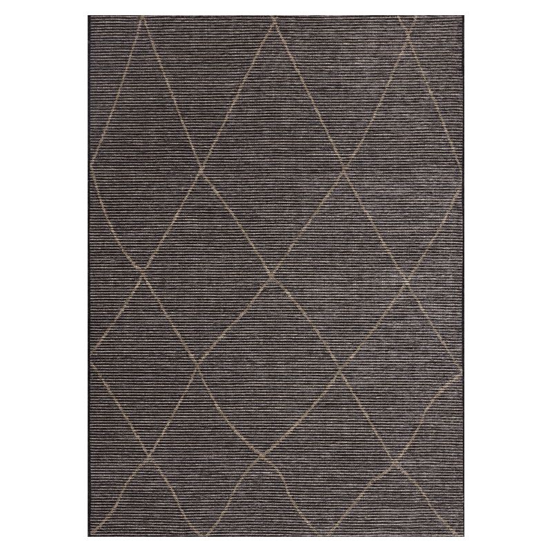 Tapis Mioma Gris Antracite en jute