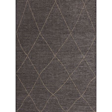 Tapis Mioma Gris Antracite en jute