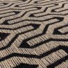 Tapis Bogota Black Lattice Zoom texture