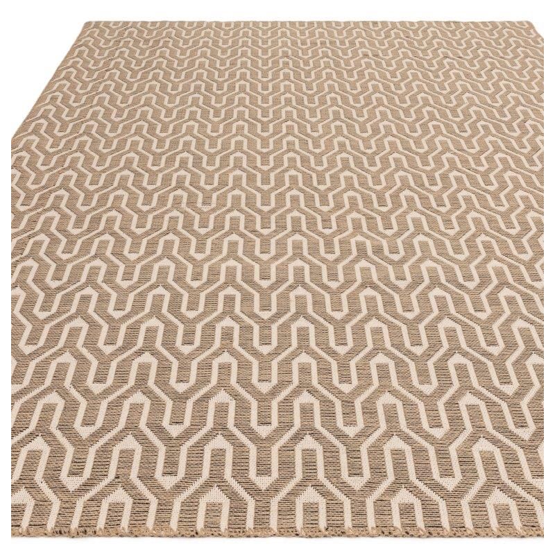 Tapis Bogota Crème Lattice zoom