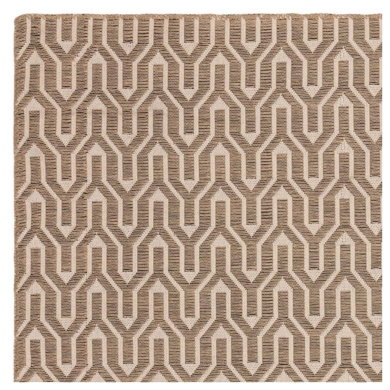 Tapis Bogota Crème Lattice Zoom motif