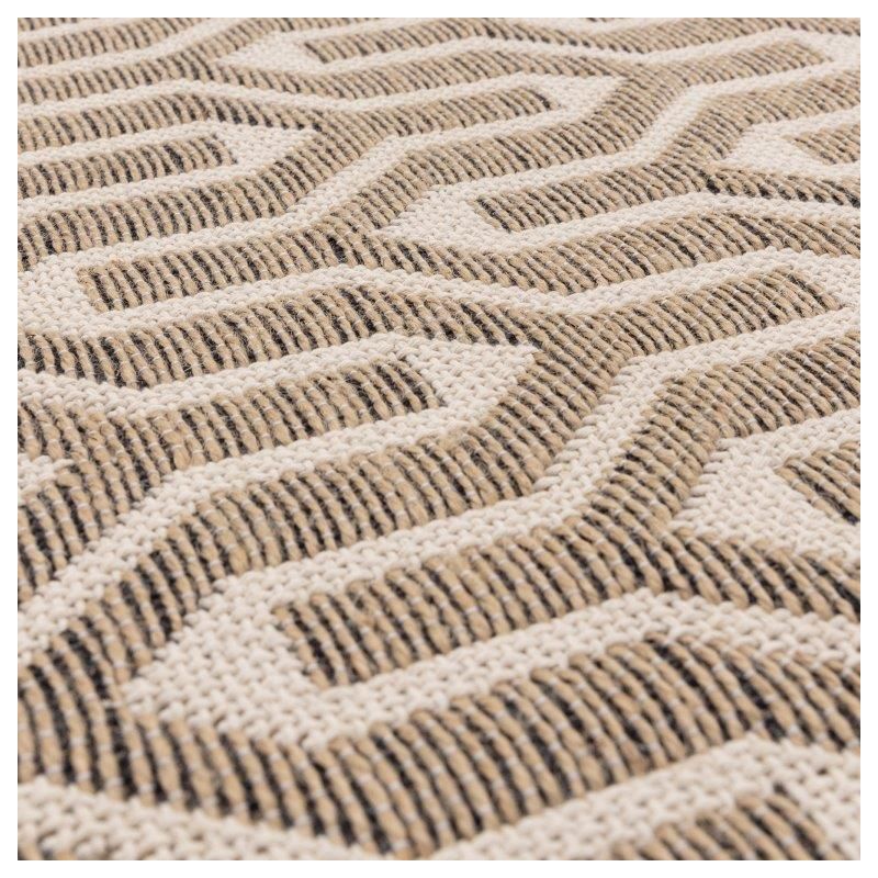 Tapis Bogota Crème Lattice Texture