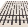 Tapis Valongo Junction Charcoal Ivory motifs