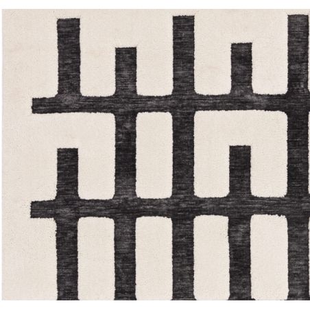 Tapis Valongo Junction Charcoal Ivory zoom Tapis Valongo Junction Charcoal Ivory zoom