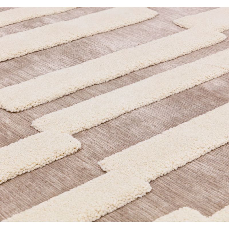 Tapis Valongo Natural Ivory Tile Zoom texture