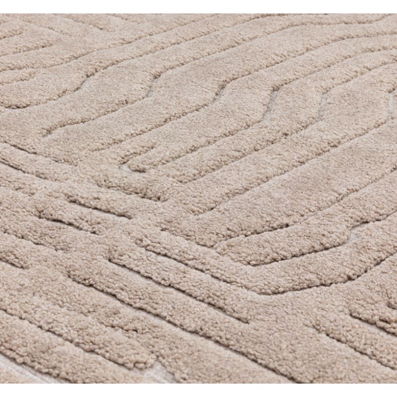 Tapis Valongo Natural Route zoom texture