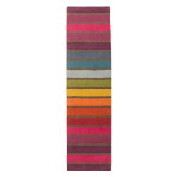 Tapis de couloir coloré en pure Laine Multicolore Candy