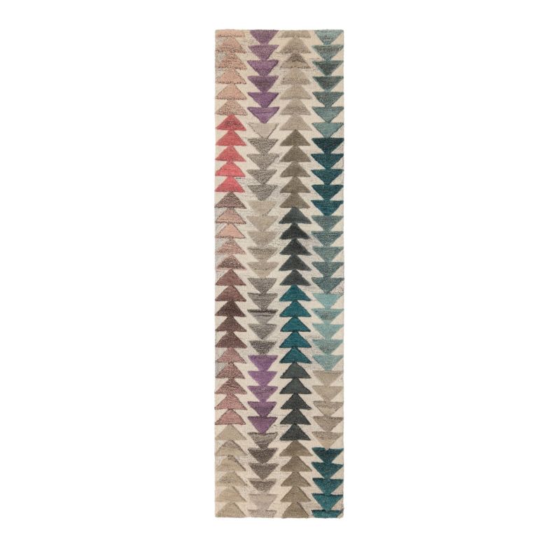 Tapis motifs géométrique multicolore Moda Archer - FLAIR RUGS