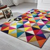 Tapis en laine multicolore Samba par Flair Rugs 
