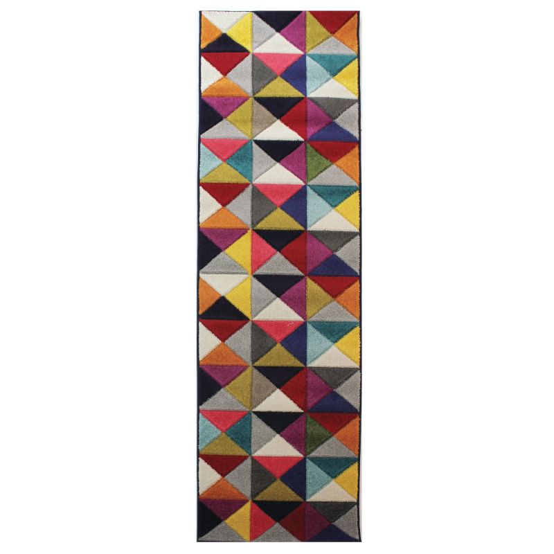 Tapis couloir entrée Design Multicolore Samba - FLAIR RUGS