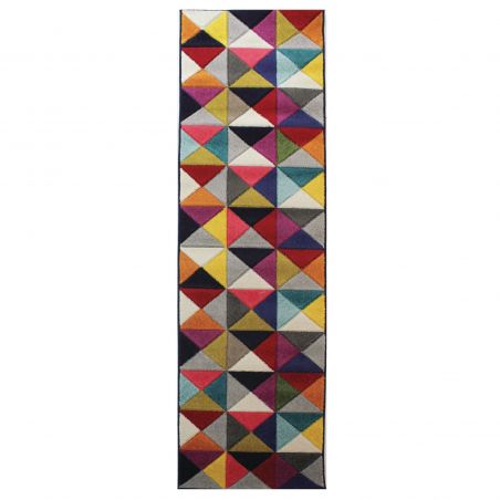 Tapis couloir entrée Design Multicolore Samba Tapis couloir entrée Design Multicolore Samba