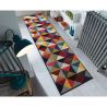 Tapis couloir entrée Design Multicolore Samba