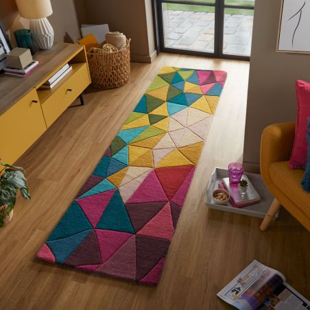 Tapis de Salon moderne pure laineFalmouth Multicolore Tapis de Salon moderne pure laineFalmouth Multicolore