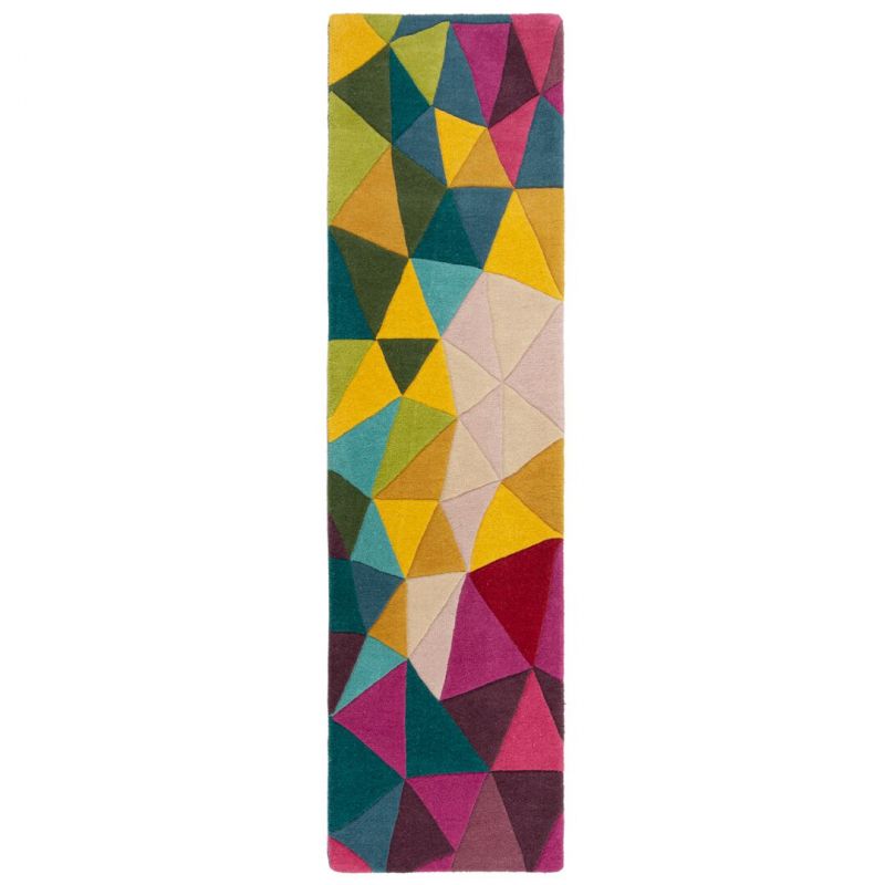 Tapis de couloir moderne pure laineFalmouth Multicolore