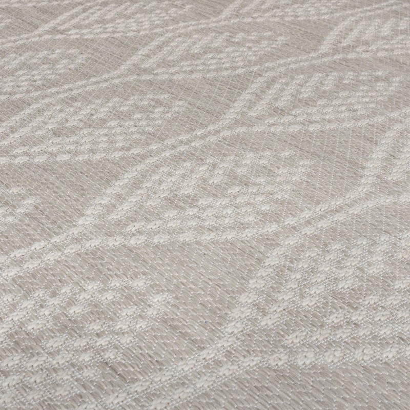 Tapis d'extérieur en fibre synthétique Seed naturel