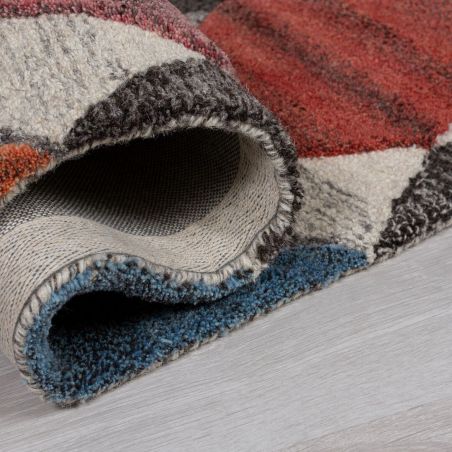 Tapis pure laine Géométrique Moda multicolore Yara Tapis pure laine Géométrique Moda multicolore Yara