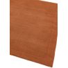 Tapis Contemporain Terracotta en Laine Uni York 