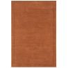 Tapis Contemporain Terracotta en Laine Uni York 