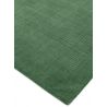 Tapis de salon classique Uni Vert Sapin en Laine York