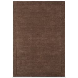 Tapis de salon Contemporain Chocolat en Laine Uni York
