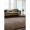 Tapis de salon Contemporain Chocolat en Laine Uni York 