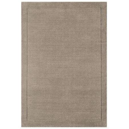 Tapis de salon Contemporain Taupe en Laine Uni York