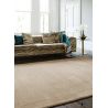 Tapis de salon Contemporain Uni Beige York en Laine