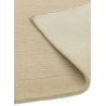 Tapis de salon Contemporain Uni Beige York en Laine