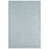 Tapis de salon pastel Uni Bleu Azur en Laine York 