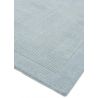 Tapis de salon pastel Uni Bleu Azur en Laine York 