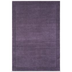 Tapis de salon Uni Violet Profond en Laine York
