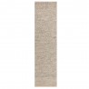 Tapis original Minerals en laine effet bulles Beige Gris Clair couloir
