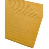Tapis design original Motif 3D Pure laine nouvelle Zélande Léna jaune moutarde ocre